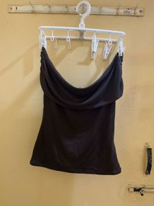 H&M  Brown Off shoulder top