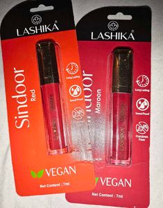 LASHIKA Sindoor - Red &amp; Maroon