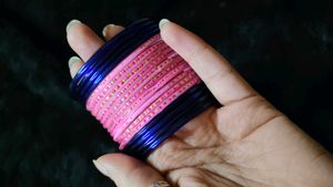 Beautiful Royal Blue Bangle Set