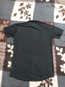 Black Half Shirt For Man