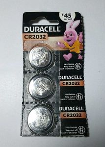 Duracell CR2032 Batteries Pack of 3