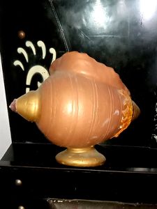 clay pot, mitti ka designer shankh