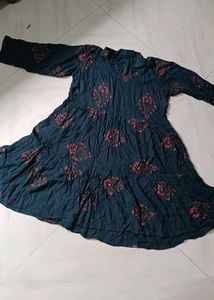 Elegant Floral Print Kurta