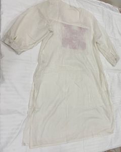 White Embroidered Kurta