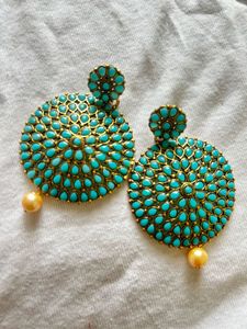Turquoise Statement Earrings