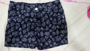 Floral Print Denim Jeans