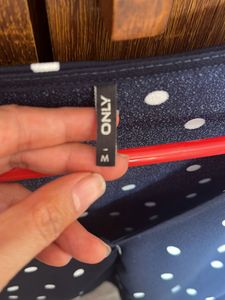 Navy Blue Polka Dot Top By ONLY - Check It Out
