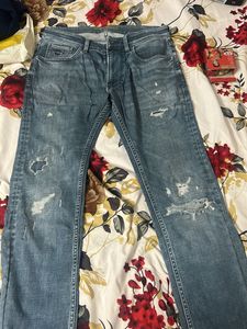 Ripped Denim Jeans