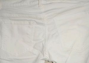United Colours Of Benetton White Jeans Pant Girls