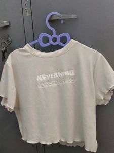 Nevermind Graphic Ruffle Tee