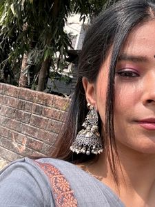 Oxidised Jhumka