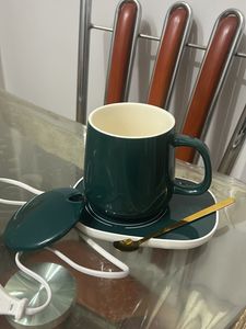Emerald Green Coffee Cup Warmer Set