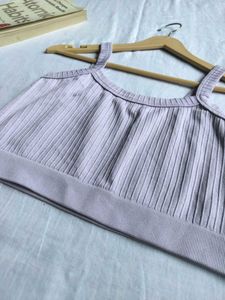Lavender Crop Top