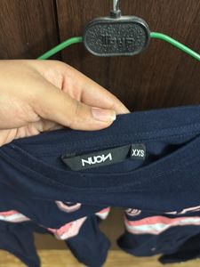 Navy Blue Long Sleeves Crop Top