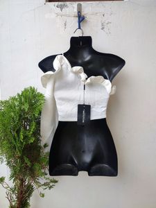 Prettylittlethings White Bounded Scuba frill One S