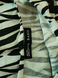 Zebra Print Cotton Dress