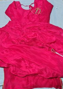 Rose Paithani Partywear Dress