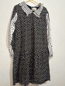 Charming Floral Dot Dress