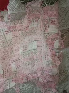 Pink Printed Kurta best for girls one piece