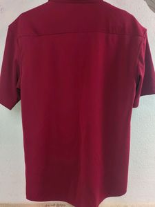 Zara Maroon Shirt For Men(L Size)