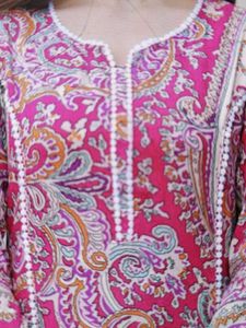 Jaipuri Printed Kurti With Pakistani Sleeve Style