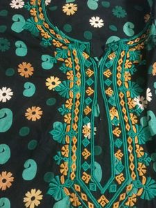 Beautiful Black Kurta No Colour Leakage From Max