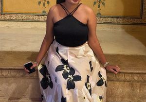 Floral Print Skirt