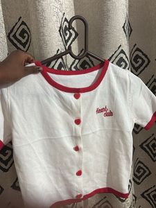 Heart Button Crop Top 💌