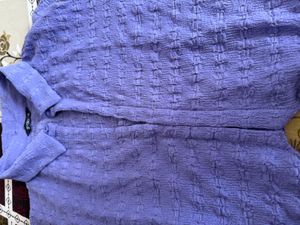 Vintage Lavender Textured Top