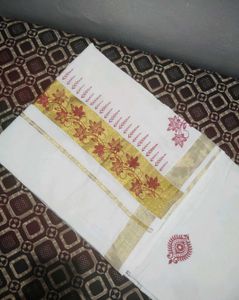 Kerala Kasavu Saree