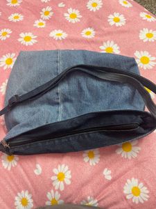Denim hobo Bag