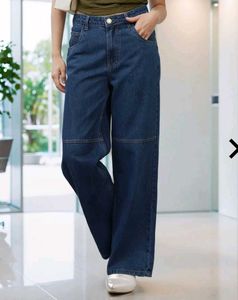 SHEIN Full Length Knee Panelled Straight Fit Jeans