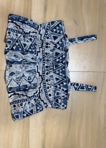 Patterned Crop Top