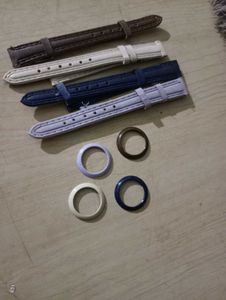 Small Watch Strips And Metal Circle Cover