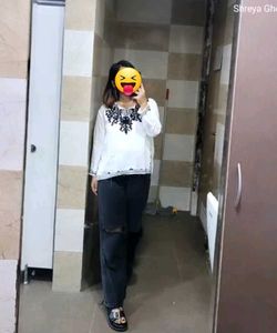 Cotton Chikankari Short Kurti