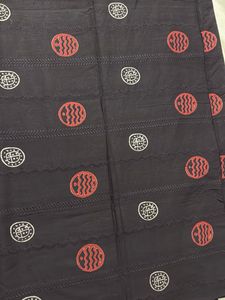 Hakoba/Schiffli Block Printed Fabric