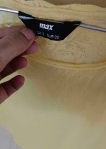 Yellow Sleeveless Top