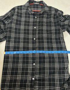 long black button up shirt