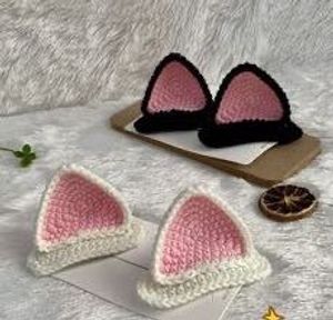 Crochet cat ears Hair Clips