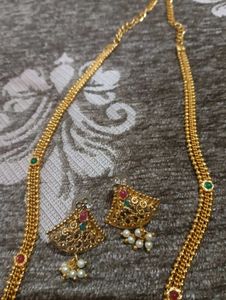 Mangalsutra With Earrings