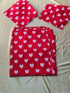Heart Print Bedsheet Set
