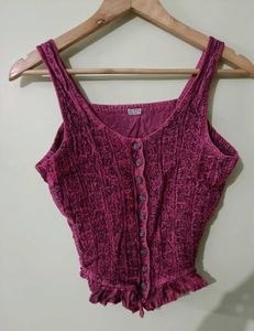 Sleeveless Crop Top