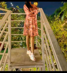 Sale!! Korean Floral Wrap Dress