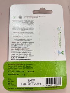 Mamaearth Strawberry Tinted Lip Balm