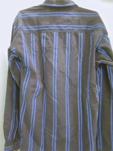 MENS BLACK VERTICAL STRIPED SHIRT