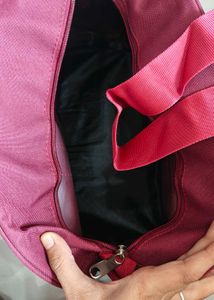 Maroon Travel Duffel Bag