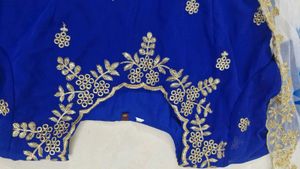 Royal Blue Embroidered Kurta Set