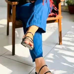 ELLE Block Black Heels