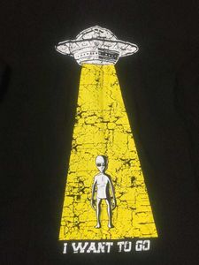 Cool Alien Graphic Te-shirt Branded