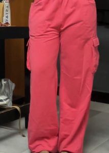 Pink Cargo Pants